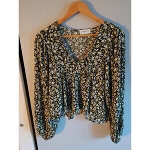 Women's Blouse size Large floral